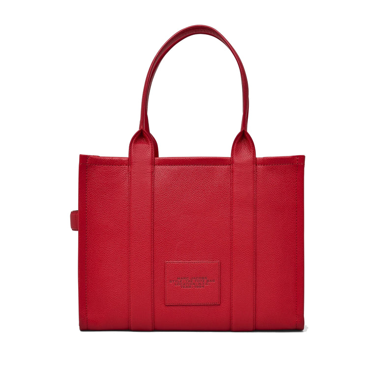 Marc Jacobs Women's The Leather Large Tote Bag True Red