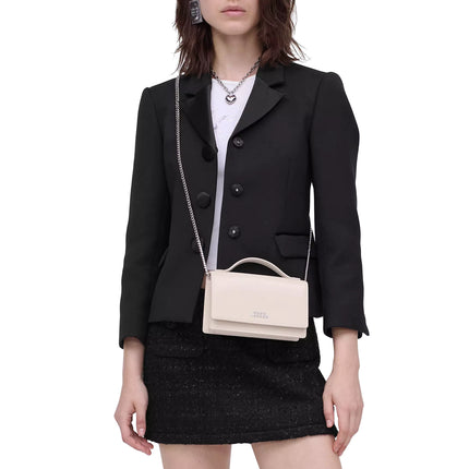 Marc Jacobs Women's The Glam Mirror Mini Bag Cotton White