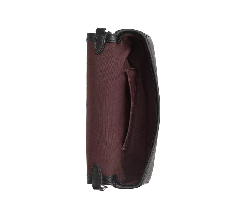 Coach Women's Mini Josie Top Handle Bag With Star Print Black/Silver