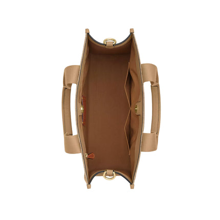 Coach Women's Smith Tote Bag In Signature Jacquard Gold/Light Khaki Multi