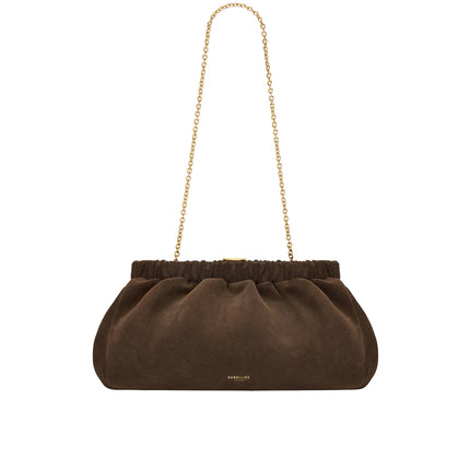 DeMellier London Women's The Miami Clutch Bag Brown Suede