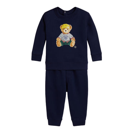 Polo Ralph Lauren Baby Polo Bear Fleece Sweatshirt & Pant Set Refined Navy