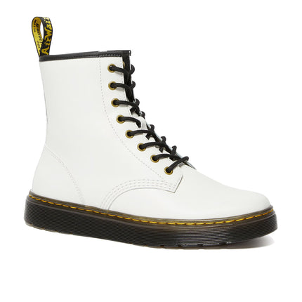 Dr. Martens Unisex Zavala Leather Boots White