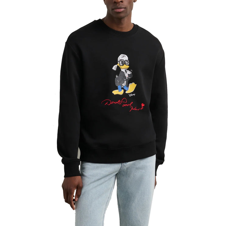 Disney x KARL LAGERFELD Men's Sweatshirt Black