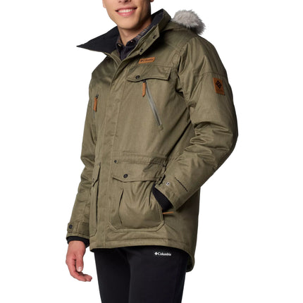 Columbia Men's Barlow Pass TurboDown II Jacket Stone Green