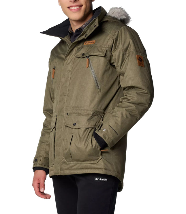 Columbia Men's Barlow Pass TurboDown II Jacket Stone Green