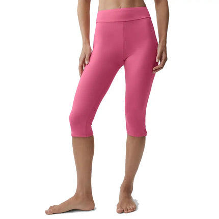 alo Women's ALO Softsculpt Shoreline Capri Paradise Pink