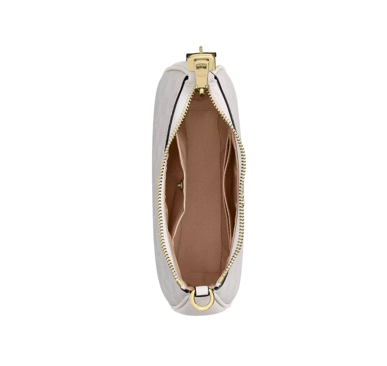 Coach Women's Teri Mini Crossbody Bag In Signature Canvas Gold/White/Chalk