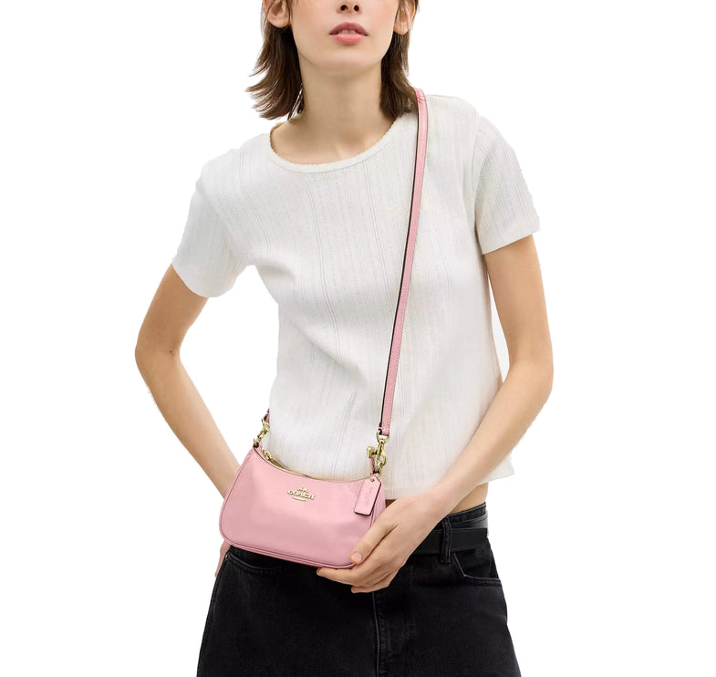 Coach Women's  Teri Mini Crossbody Bag With Bows Gold/Soft Pink