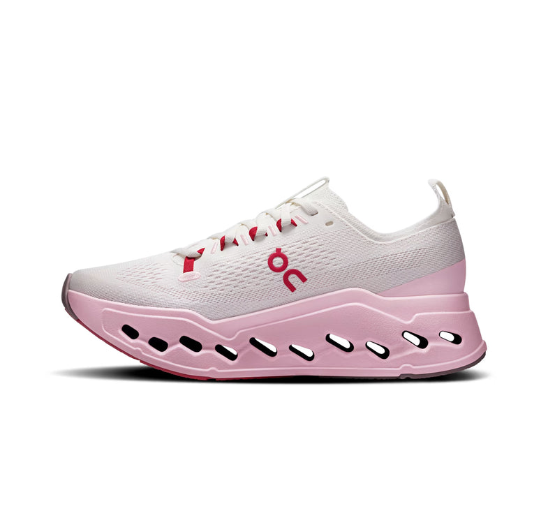 ON Women's Cloudsurfer Max Ivory/Peony