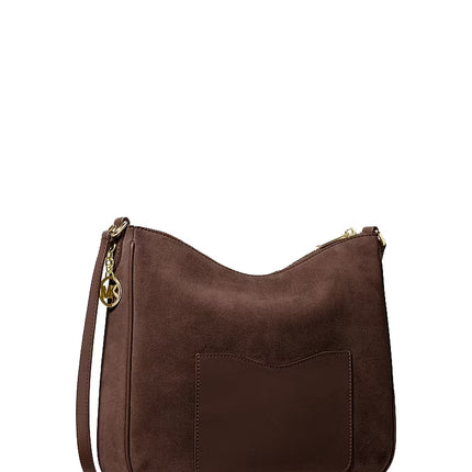 Michael Kors Women's Nayla Medium Messenger Bag Nutmeg/Gold