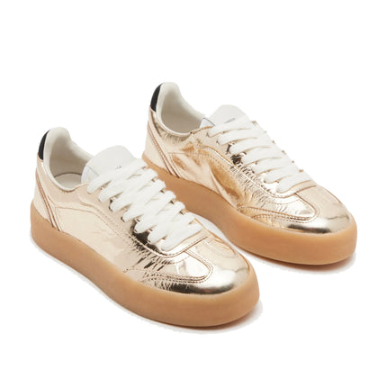 Steve Madden Women's TUX Gold Low-Top Sneakers Gold