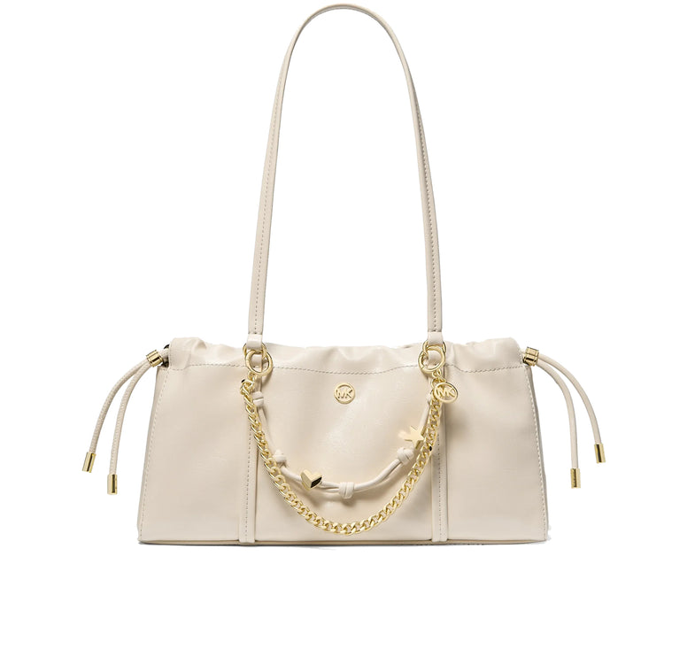 Michael Kors Women's Matilda Small Cinched Shoulder Bag Light Cream
