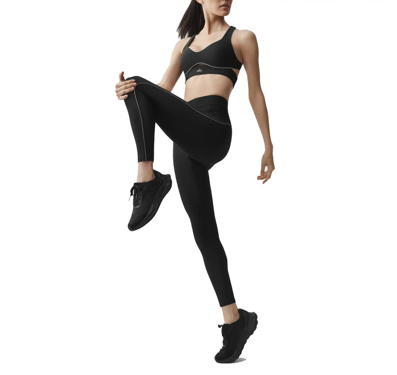 alo Women's Airlift High-Waist 7/8 Speedwork Legging Black