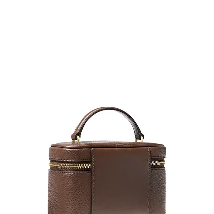 Michael Kors Women's Vivi Small Vanity Crossbody Bag Nutmeg
