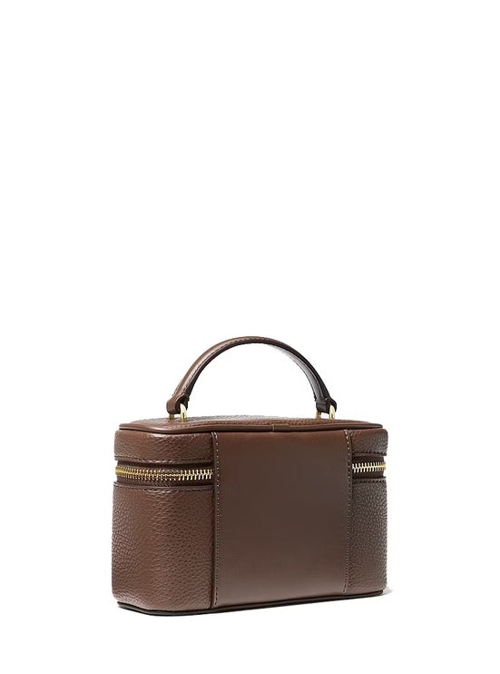 Michael Kors Women's Vivi Small Vanity Crossbody Bag Nutmeg
