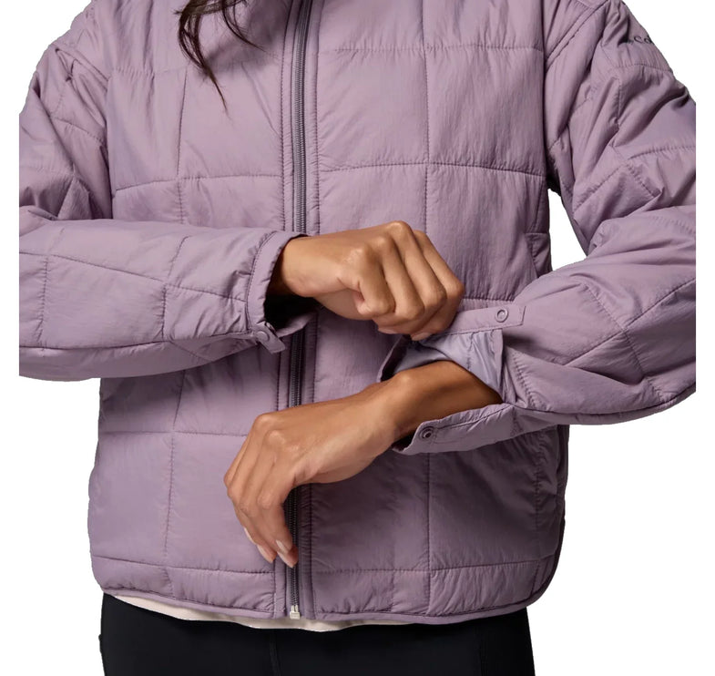 Columbia Women's Sienna Hill Quilted Jacket Shale Purple