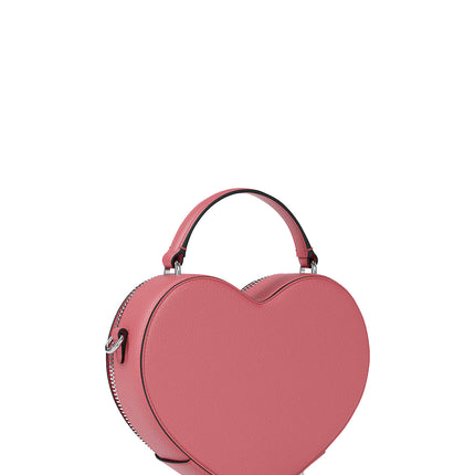 Michael Kors Women's Jet Set Small Heart Crossbody Bag Hibiscus/Silver