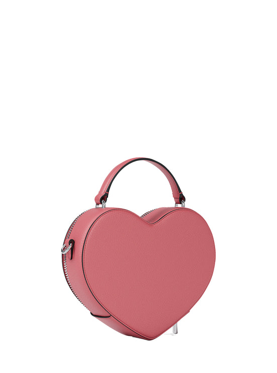 Michael Kors Women's Jet Set Small Heart Crossbody Bag Hibiscus/Silver