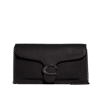 Coach Women's Tabby Chain Clutch Pewter/Black
