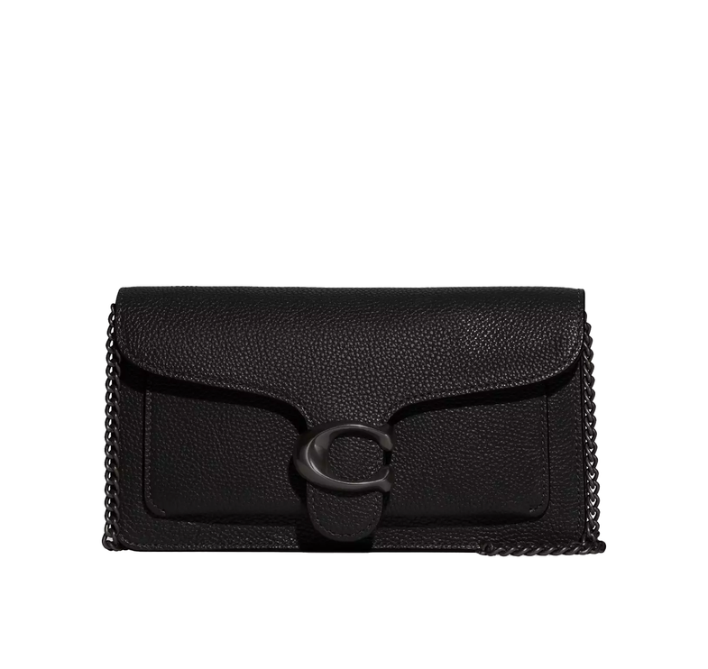 Coach Women's Tabby Chain Clutch Pewter/Black