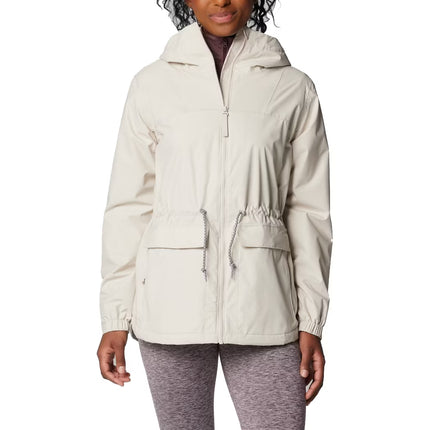 Columbia Women's Sweet Creek II Lined Rain Jacket Dark Stone
