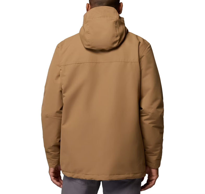 Columbia Men's Landroamer Fleece Lined Rain Jacket Delta/Tobacco