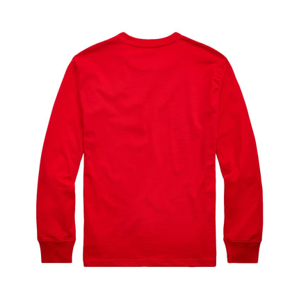 Polo Ralph Lauren Boy's Cotton Jersey Long-Sleeve Tee RL 2000 Red