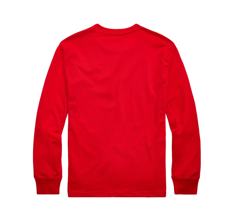 Polo Ralph Lauren Boy's Cotton Jersey Long-Sleeve Tee RL 2000 Red