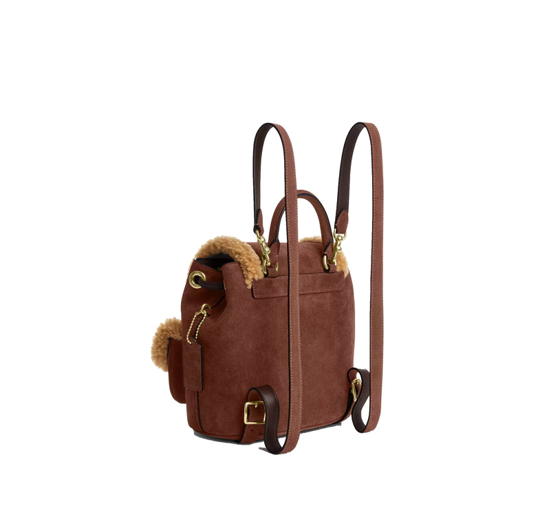 Coach Women's Hadley Backpack Gold/Vintage Brown Multi