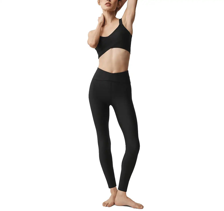 alo Women's Airlift High-Waist 7/8 Horizon Legging Black