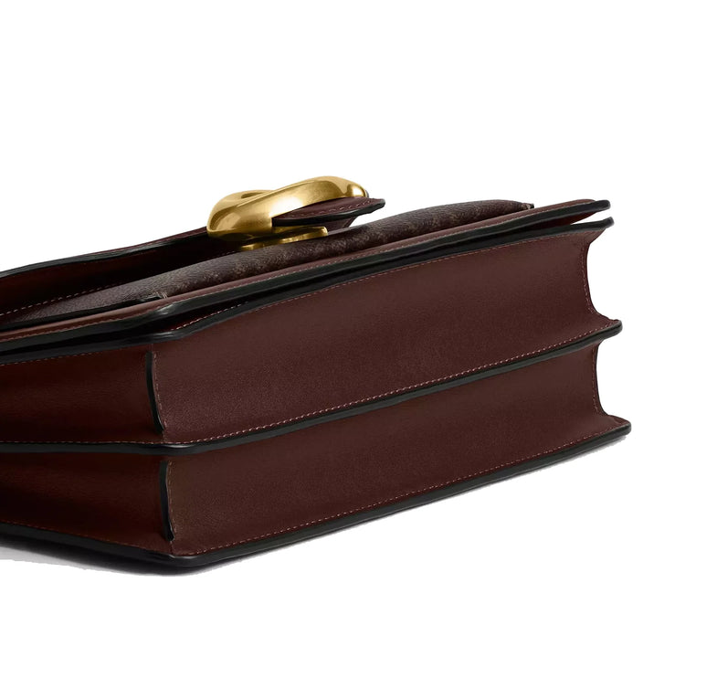 Coach Women's Tabby Shoulder Bag 26 In Signature Canvas Brass/Maple