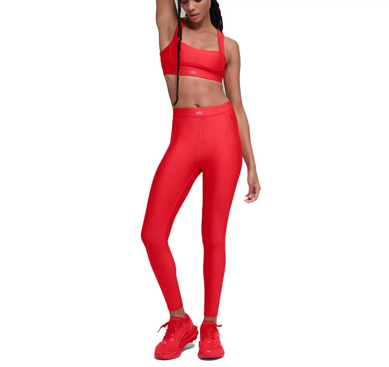 alo Women's Airlift High-Waist Ignite 7/8 Legging Bright Red
