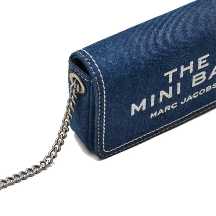 Marc Jacobs Women's The Denim Chain Mini Bag Dark Wash