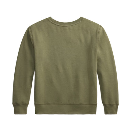 Polo Ralph Lauren Boy's Polo Bear Fleece Sweatshirt Cruise Olive