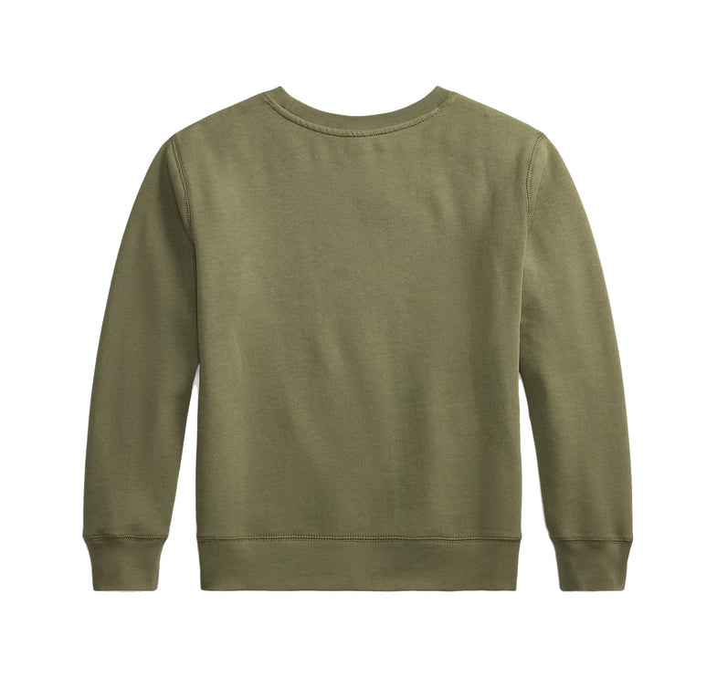 Polo Ralph Lauren Boy's Polo Bear Fleece Sweatshirt Cruise Olive