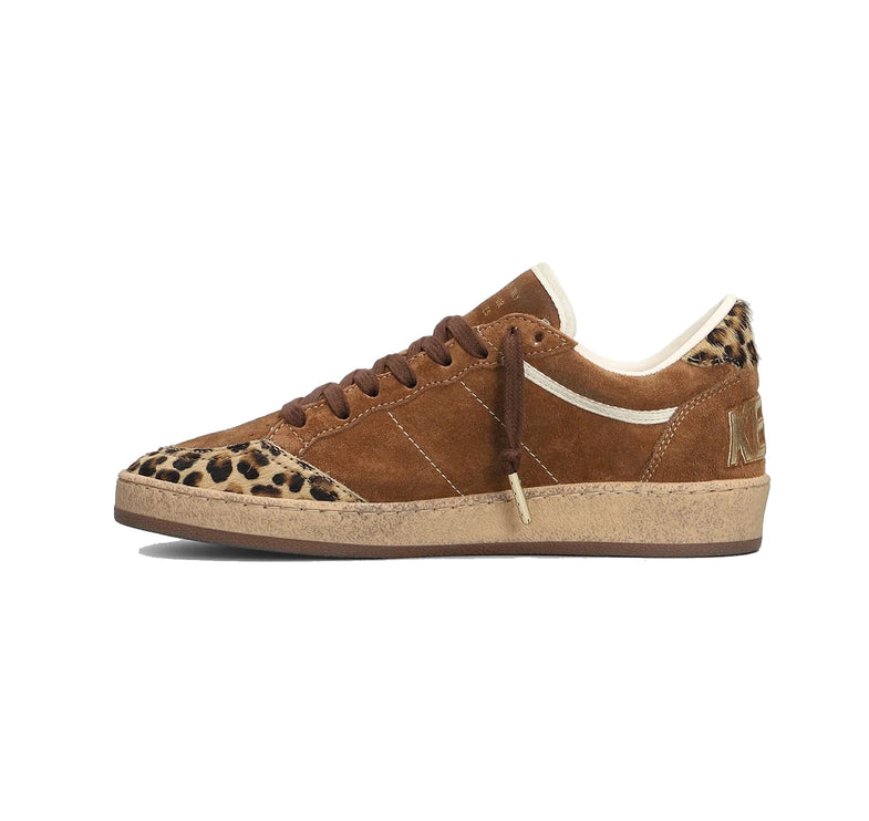 Golden Goose Women's Ball Star Sneakers Leopard Print Multi