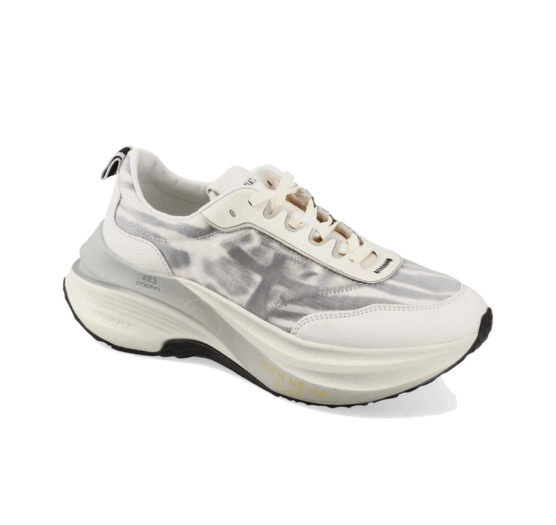 Premiata Women's Hill Sneakers White/Multi 7507