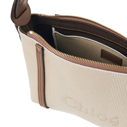 Chloé Women's Carry Shoulder Bag in Canvas Vegetal Beige
