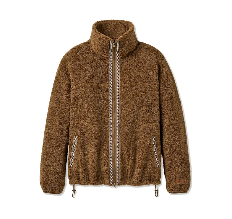 UGG Men's UGGbraid Full-Zip Jacket Coffee Grounds