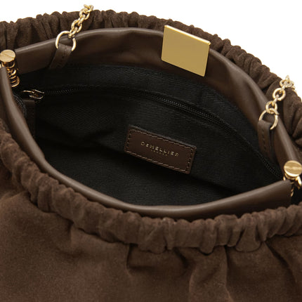 DeMellier London Women's The Miami Clutch Bag Brown Suede