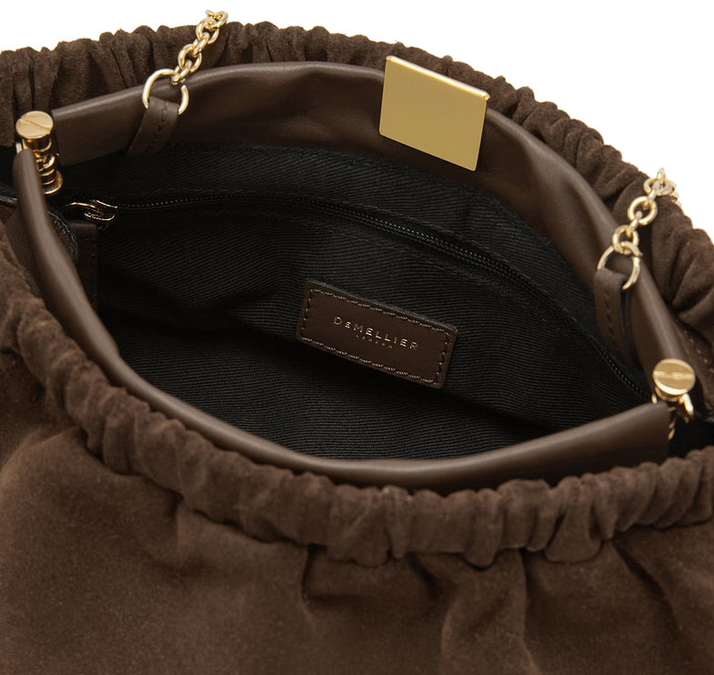 DeMellier London Women's The Miami Clutch Bag Brown Suede
