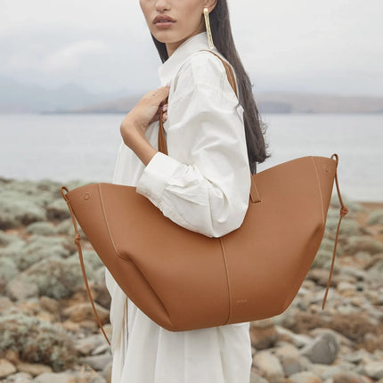 Polène Women's Cyme Edition Textured Sea Camel