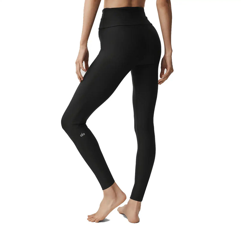 alo Women's Airlift High-Waist 7/8 Horizon Legging Black
