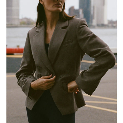 alo Women's Cinch Blazer Olive Tree