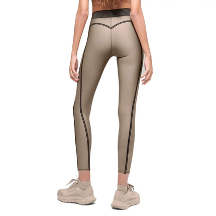 alo Women's Airlift High-Waist 7/8 Line Up Legging Gravel
