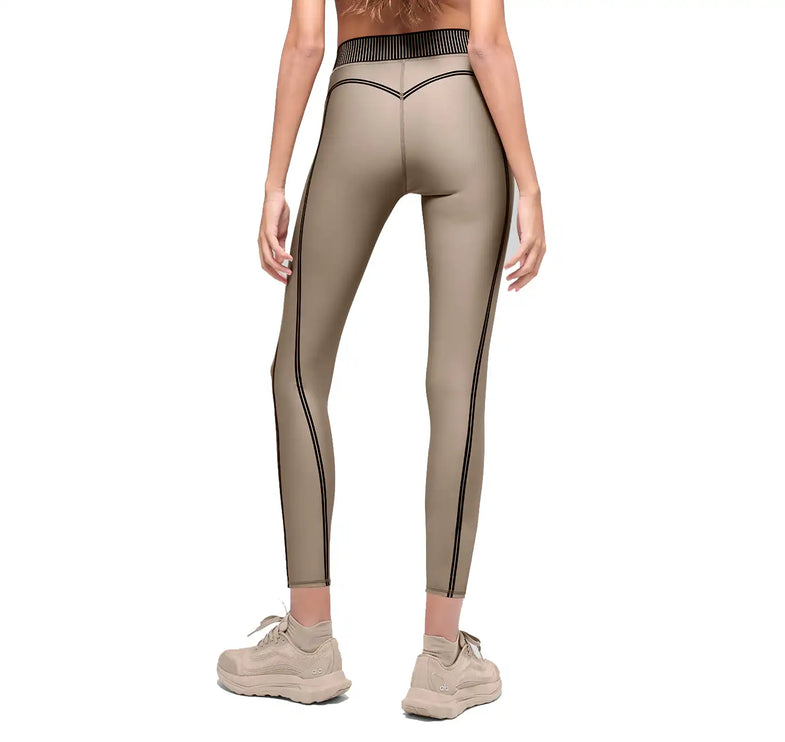 alo Women's Airlift High-Waist 7/8 Line Up Legging Gravel