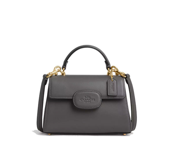 Coach Women's Eliza Mini Top Handle Bag Gold/Charcoal