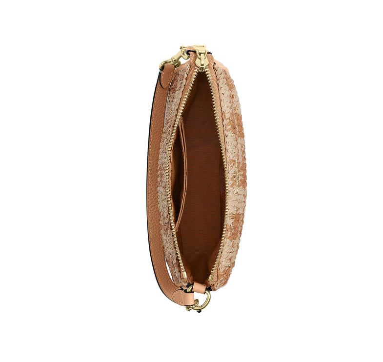 Coach Women's Nolita 19 With Gingham Print Gold/Tan