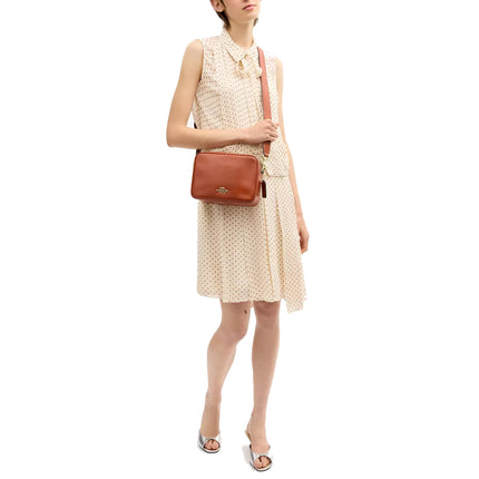 Coach Women's Carey Crossbody Bag Gold/Cinnamon